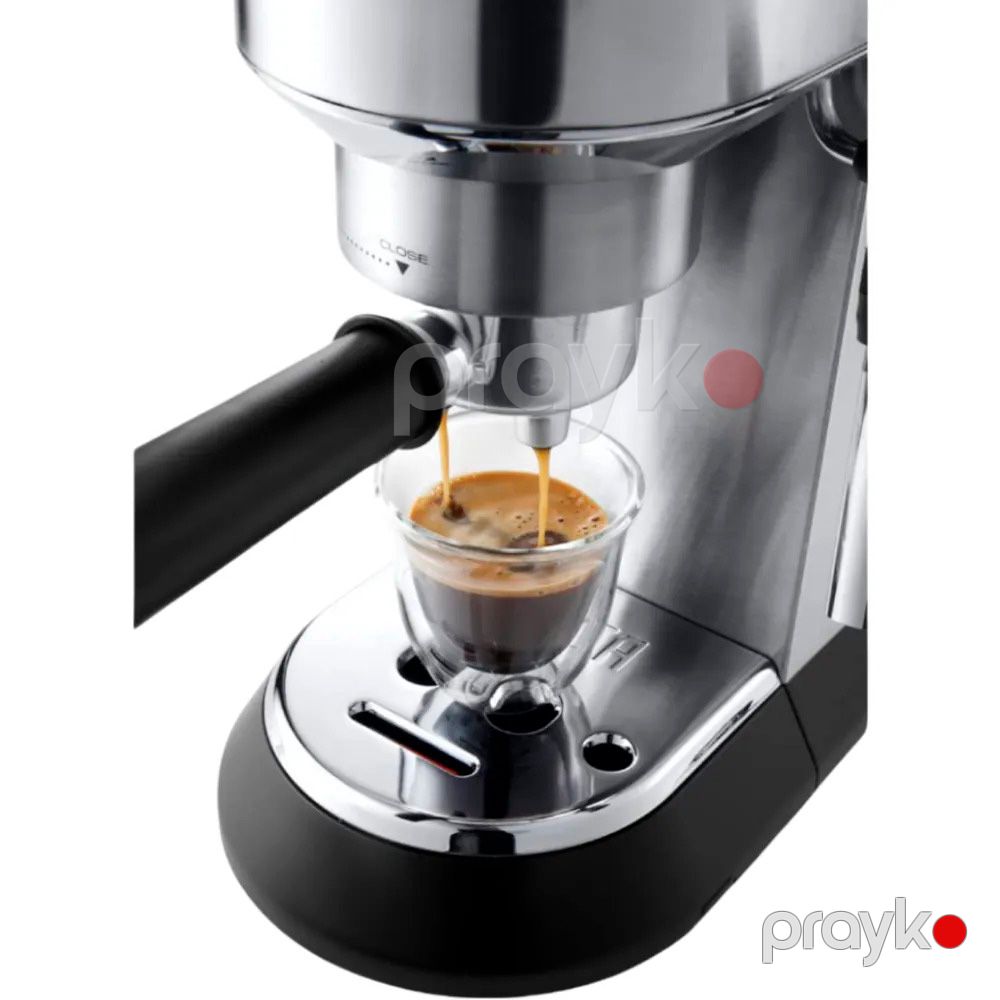 Qəhvədəmləyən DeLonghi EC685.M Silver — Mallar, Bakı (3)