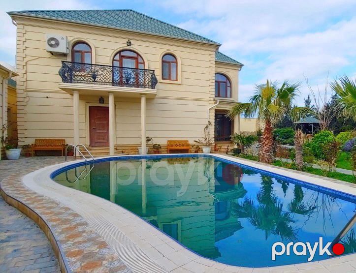 İcarəyə verilir 8 otaqlı həyət evi/bağ evi 500 m² — Ev, villa, Bakı (10)