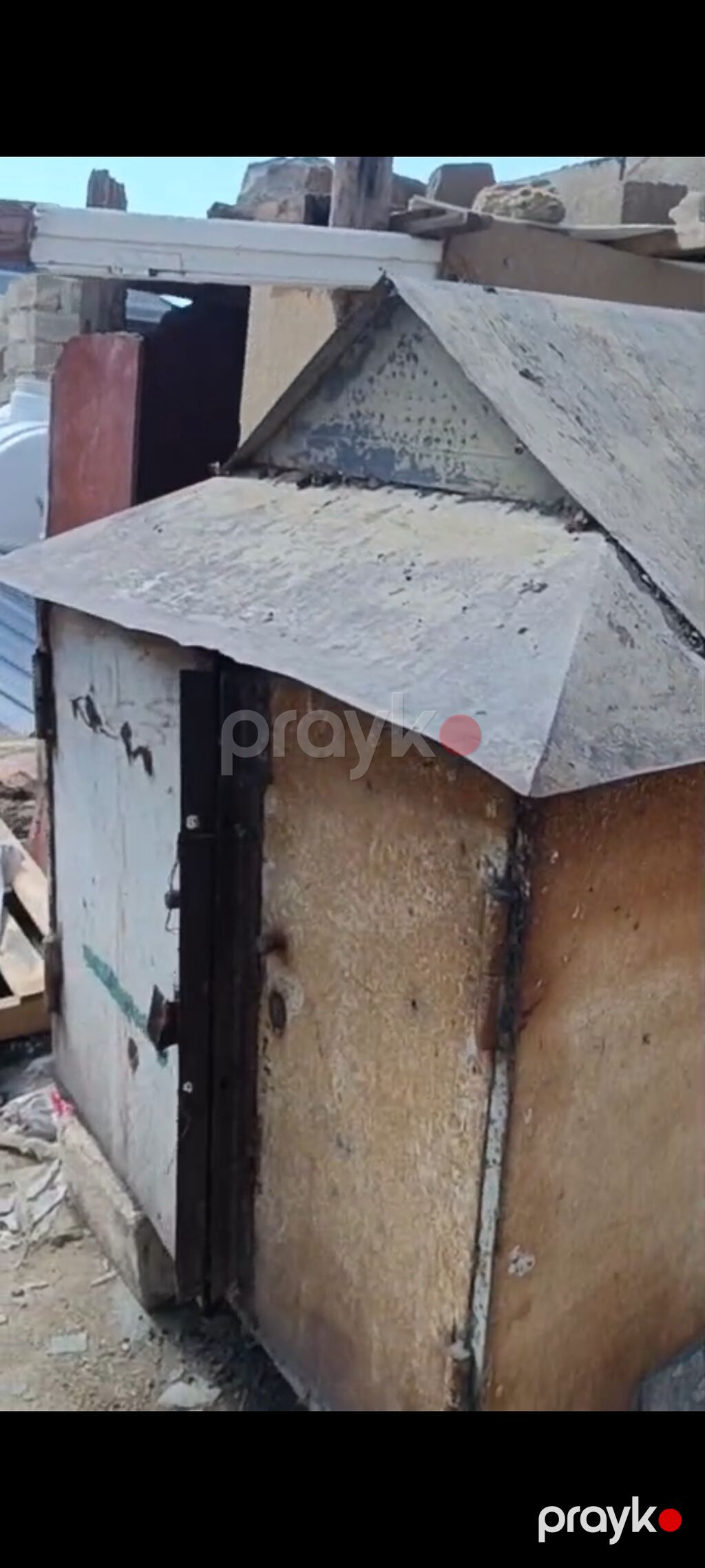 Metall qutu/saxlama köşkü - Material: qalın metal lövhələr və — Hazır konstruksiyalar, Ceyranbatan (4)