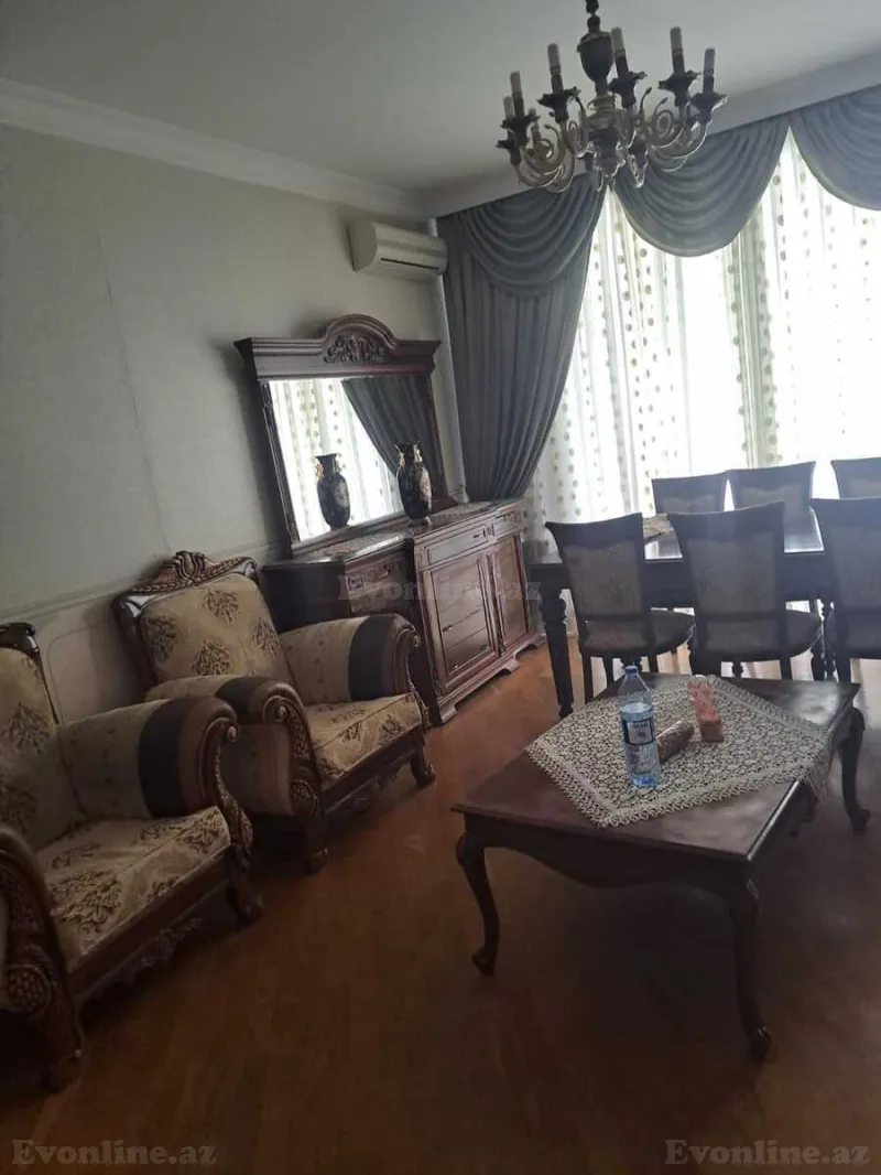 Kirayə verilir 3 otaqlı Mənzil Yeni tikili 125 m² Bakı, Nəsimi r — Bakı