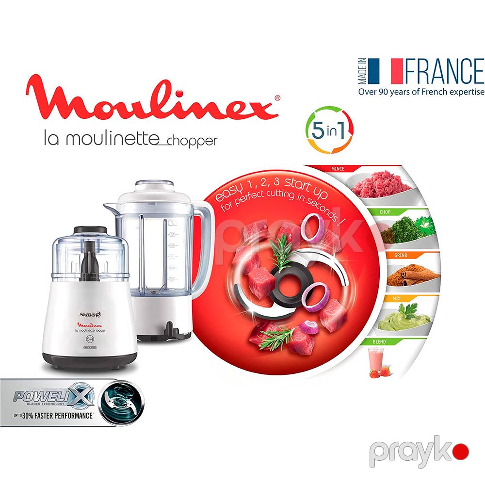 Doğrayıcı Moulinex DPA241 Ağ — Mallar, Bakı (5)