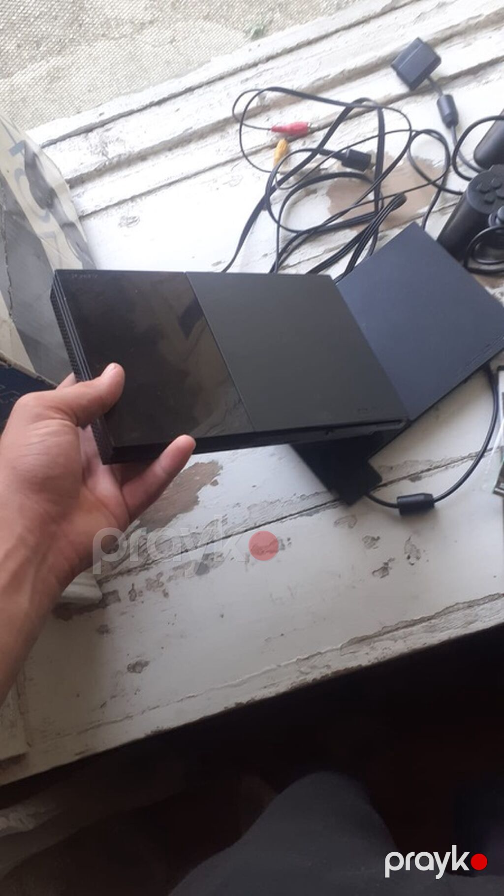 PlayStation 2 Slim oyun konsolu dəsti Komplekt: - PS2 Slim konsol - 2 — Oyun konsolları, Bakı (7)