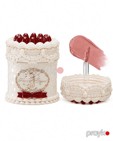 Kompakt dodaq boyası Flower Knows Strawberry Cupid Cake V03 Croissant — Bakı