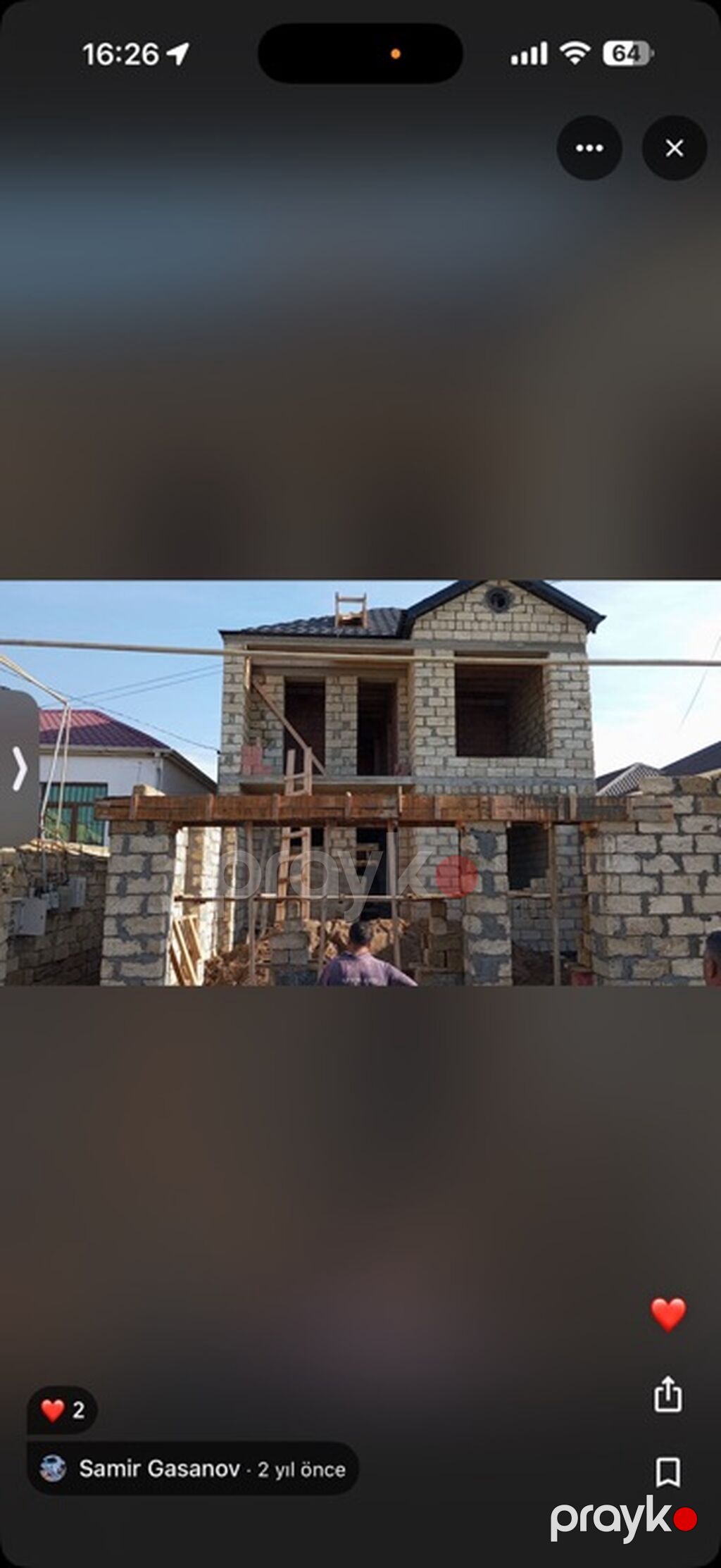 5 otaqlı, 165 kv. m, Kredit yoxdur, Təmirsiz — Ev, villa, Güzdək (3)