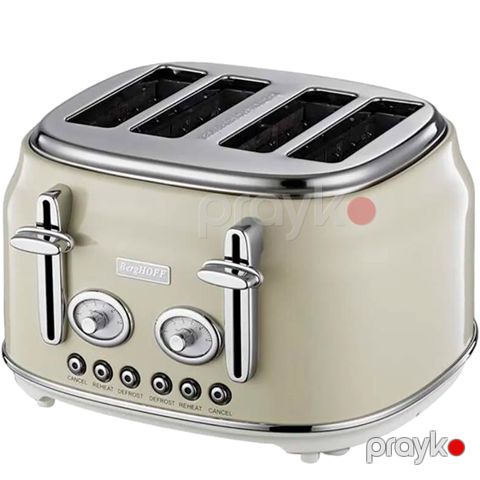 Toster BergHOFF Retro 4-lü Cream