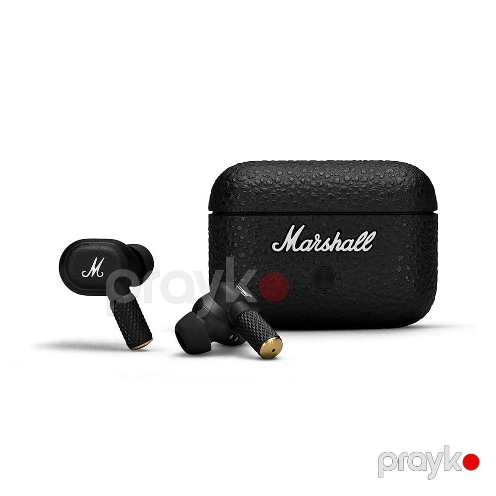 Marshall Motif II ANC True Wireless Earphones - Black Black — Mallar, Bakı (2)