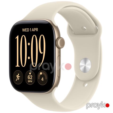 Smart saat Apple Watch Series 12 46mm S/M MJEN4ET/A Light Gold — Bakı