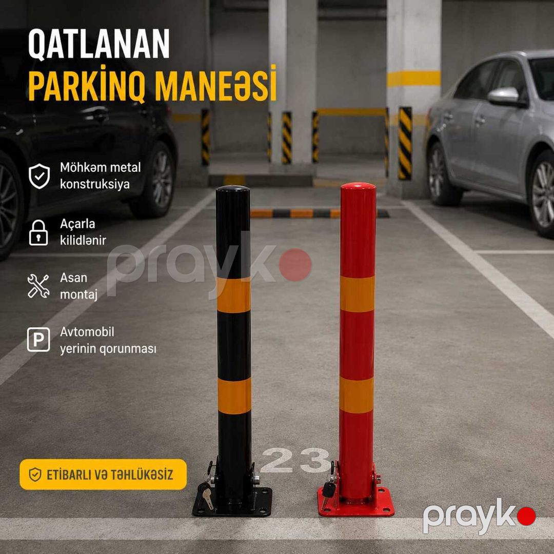 Qatlanan dəmir parking — Ağıllı ev və təhlükəsizlik, Bakı (2)