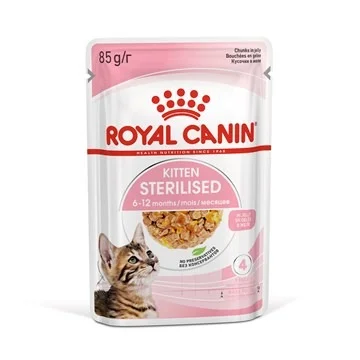 Royal Canin Kitten Sterilizasiya Edilmiş Pişik Balaları üçün Jeledə Yaş Yem, 85 q — Bakı