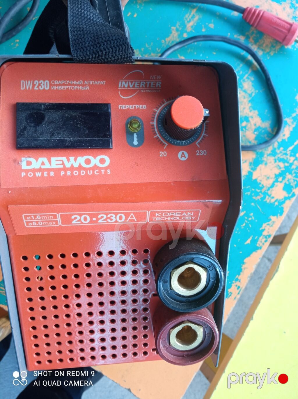 Daewoo DW 230 – invertor tipli qaynaq aparatı Xüsusiyyətlər — Qaynaq avadanlığı, Ağstafa (6)