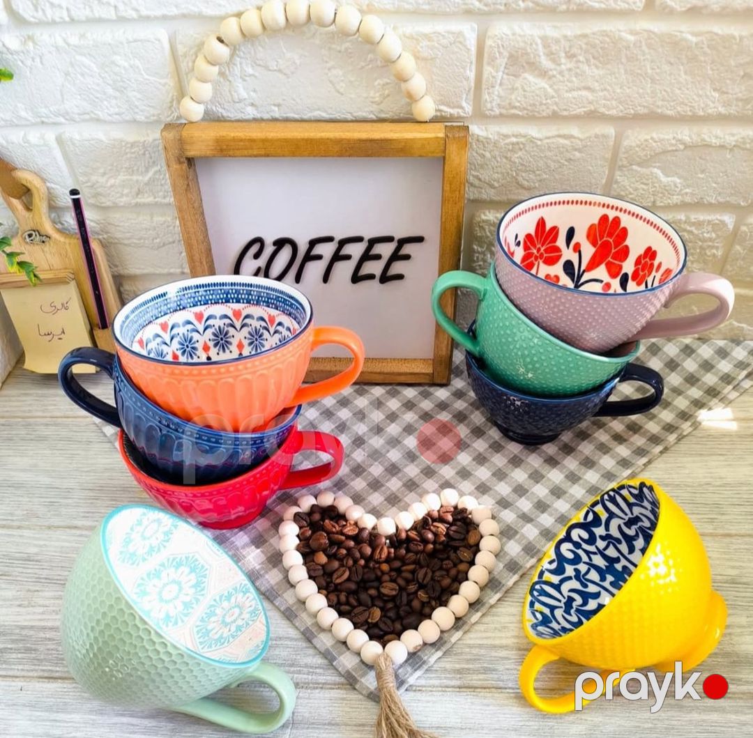 Fincan Danny Home Hestiya, narıncı, keramika, 350 ml — Mallar, Bakı (3)