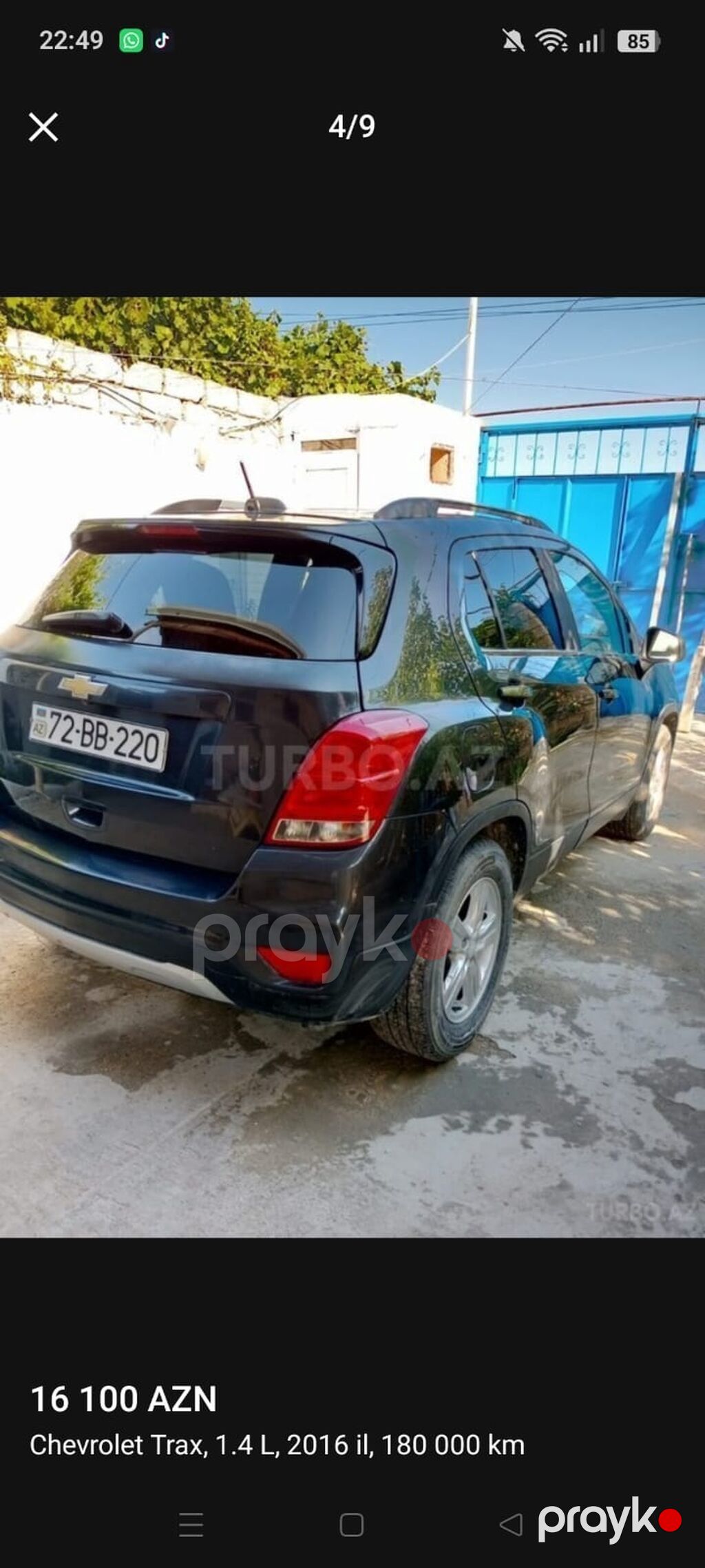 Chevrolet Tracker: 1.4 l 2016 il 190000 km Krossover — Avtomobillər, Bakı (4)
