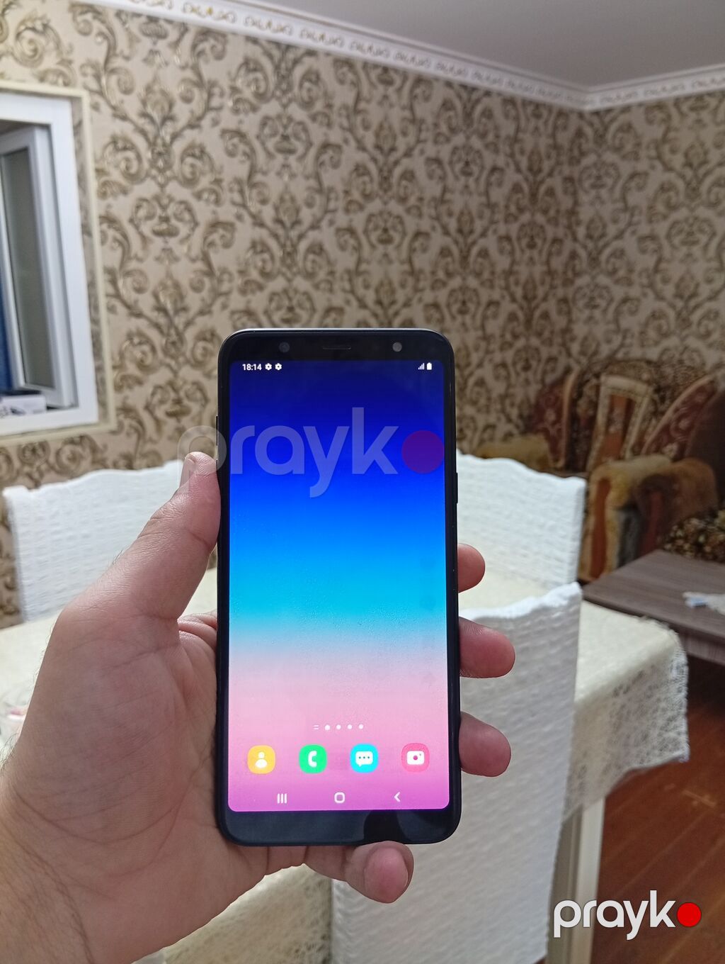 Samsung Galaxy A6, 32 GB, rəng - Qara, Barmaq izi — Samsung, Ağsu (4)