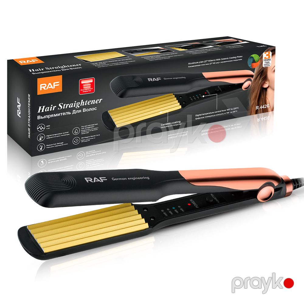 RAF Hair Straightener Dry & Wet Dual Saç Düzləşdiricisi — Saç burmağa və düzəltməyə, Bakı (2)