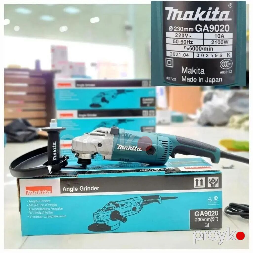 Makita bucaqslı təmir/yonma aparatı (angle grinder) Xüsusiyyətlər — Zımpara maşınları, Digah (5)