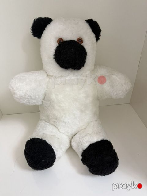 Plyuş oyuncaq ayı – panda tərzində - Rəng: ağ və qara (qulaqcıqlar — Digah