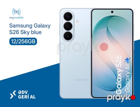 Samsung Galaxy S26 Sky Blue 256GB/12GB — Bakı