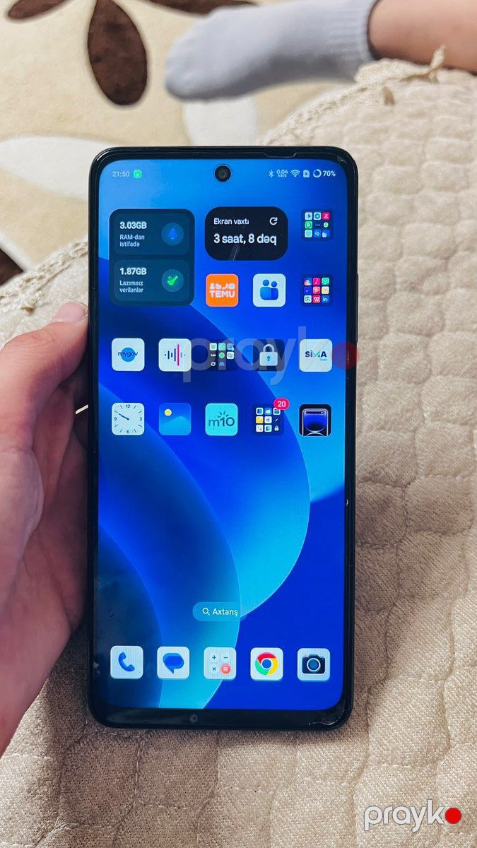 Oppo A3x 5G Starry Purple 128GB/4GB — Smartfonlar, Bakı (4)