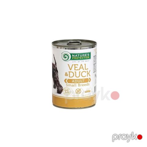 Konserv yem Nature's Protection Adult dana və ördək əti ilə, 400 q — Bakı