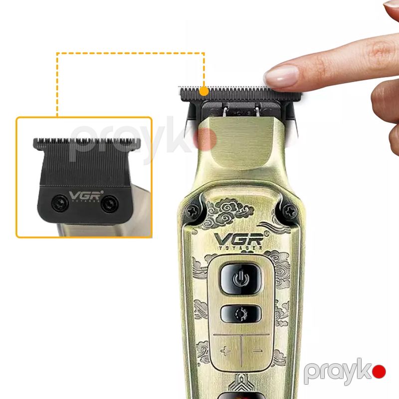 VGR V-901 Professional Simsiz Saç və Saqqal Düzəldici Trimmer – USB Şarjlı Elektrikli Saç Kəsmə Maşını — Saç kəsmə maşınları, Bakı (4)