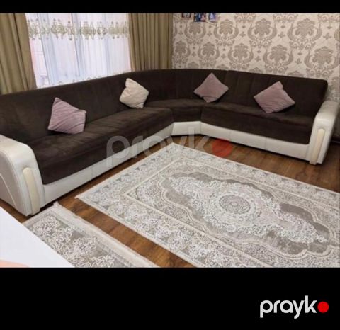 Künc divan dəsti - Forma: L-şəkilli künc divan - Rəng və material — Xaçmaz