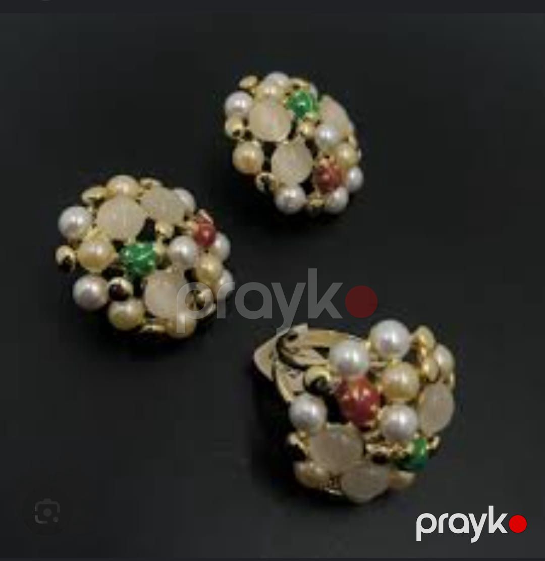 Bijuteriya dəsti sırğa və üzük 5605 — Mallar, Bakı (2)