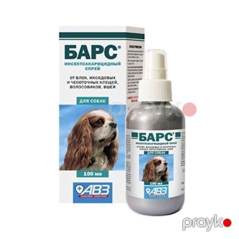 Sprey "АВЗ Барс" itlər üçün, insekt-akarisid, 100 ml — Bakı