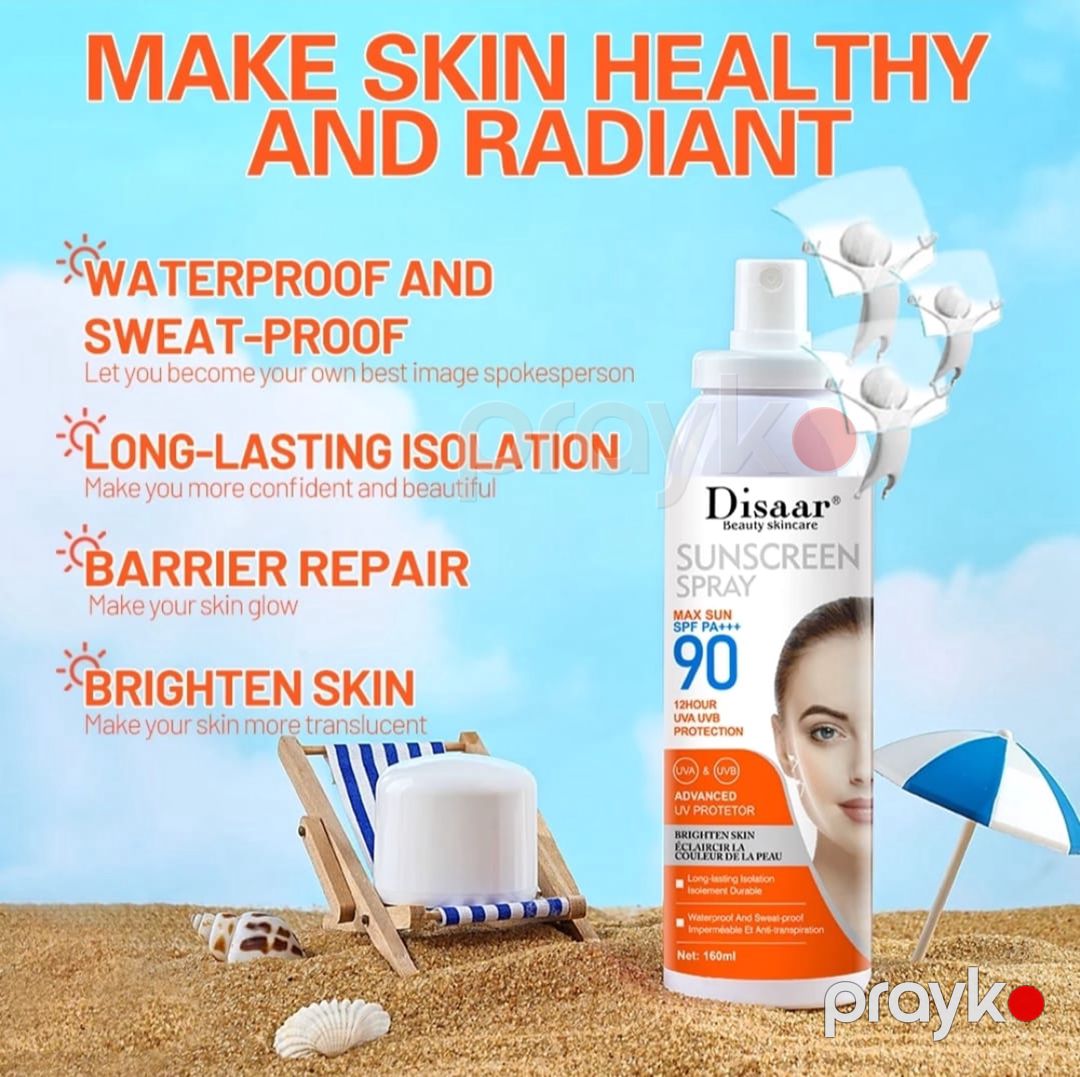 Günəşdən qoruyucu sprey Disaar Beauty Skincare UVA & UVB SPF90, 160 ml — Mallar, Bakı (2)