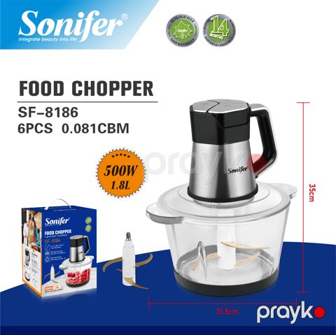 Sonifer SF-8186 Mətbəx Doğrayıcı 500 W gücündə ,1.8 l — Bakı