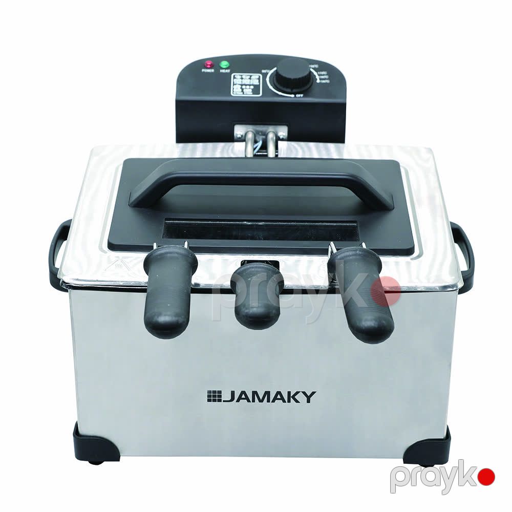 Fritoz jamaky JMK5015 2400W 5L ppr 0-190 SS430 — Ev texnikası, Bakı (2)