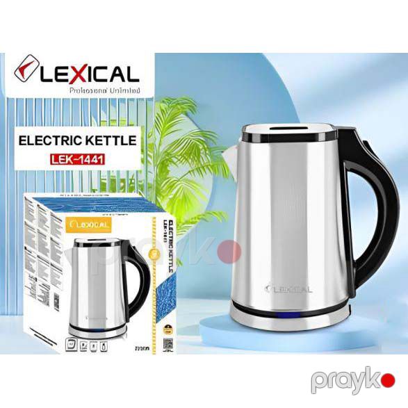 Lexical LEK-1441 Elektrik Çaydanı – 1.8 L, 2000W, Paslanmayan Polad Korpus — Elektrik çaydanları və termoslar, Bakı (6)
