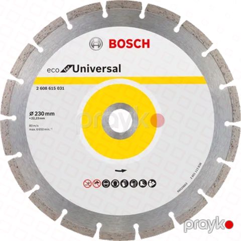 Disk almaz kəsici bosch eco universal 230X22.23MM — Bakı