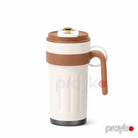Termo fincan 752/RAX008, paslanmayan polad, ağ, 650 ml — Bakı
