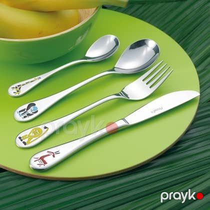 Qab-qacaq dəsti Amefa Kids Safari, paslanmayan polad, 4 parça — Bakı