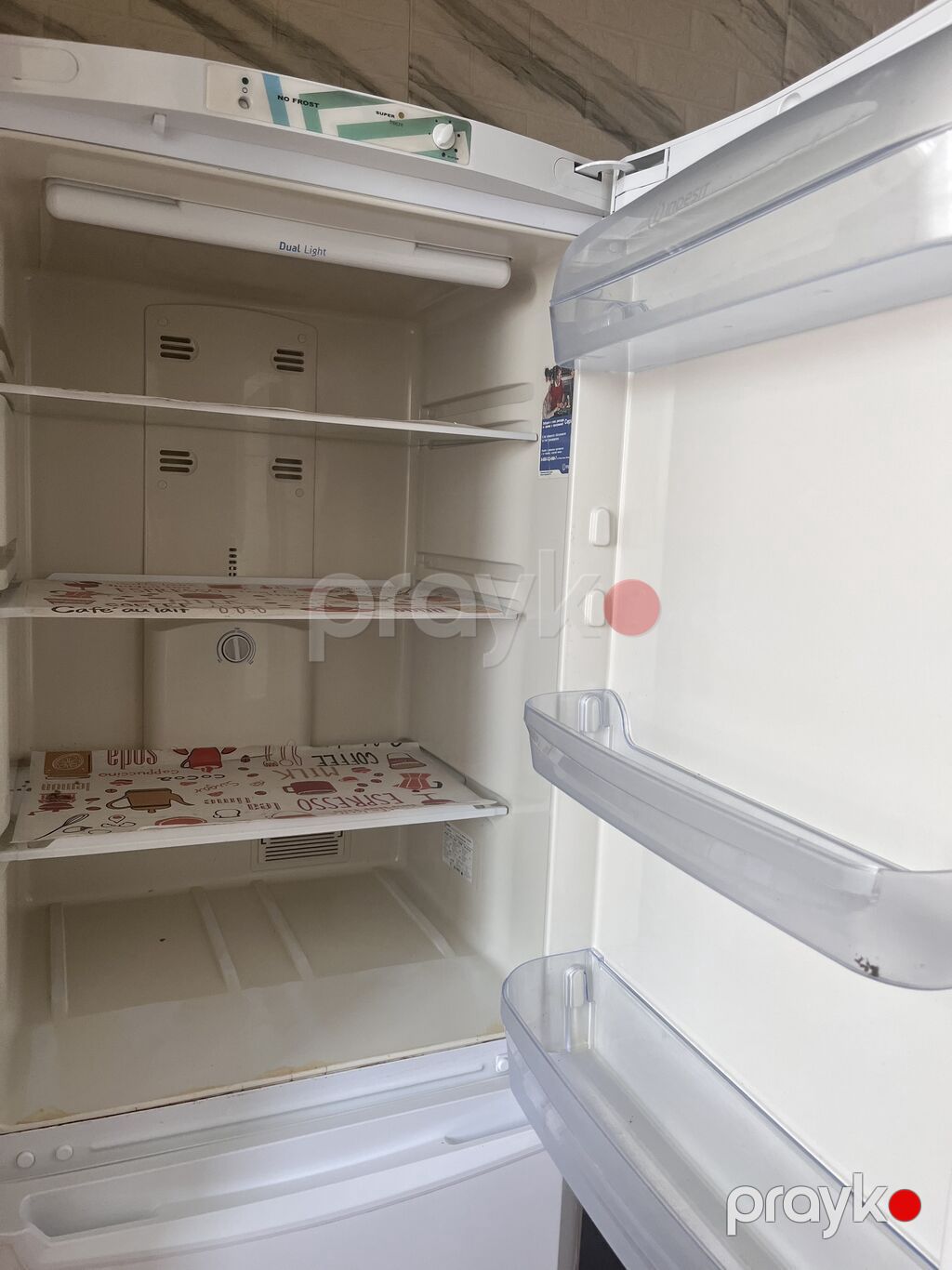 İşlənmiş 2 qapılı Indesit Soyuducu Satılır, rəng - Ağ — Soyuducular, Bakı (3)