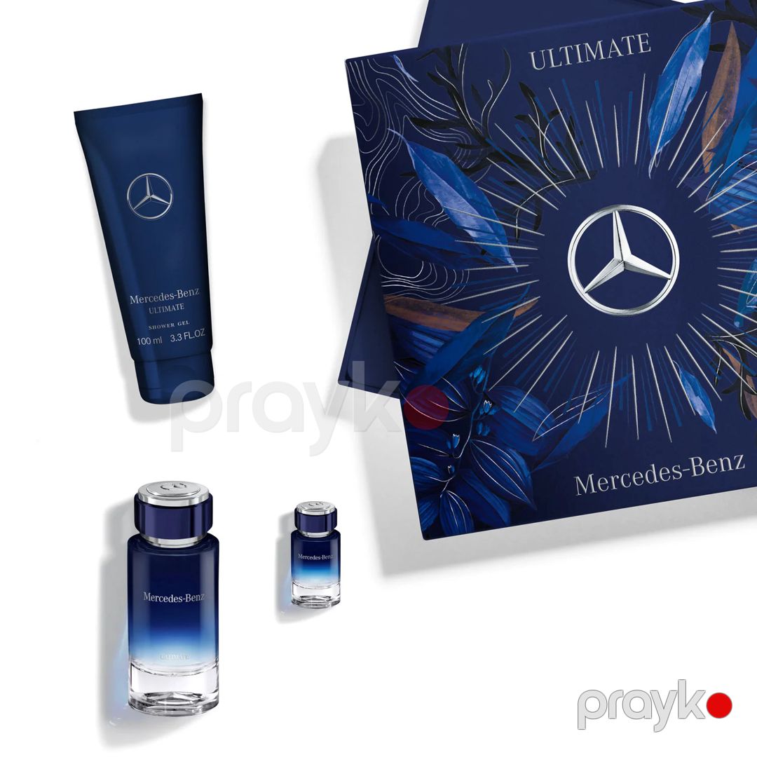 Mercedes-Benz Sign Ultimate kişilər üçün ətir dəsti (ətir suyu 120 ml + duş geli 100 ml + ətir nümünəsi 7 ml) — Mallar, Bakı (3)