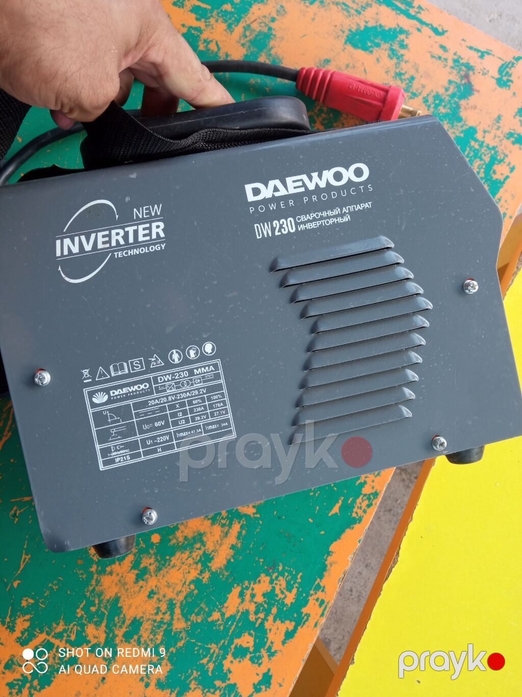 Daewoo DW 230 – invertor tipli qaynaq aparatı Xüsusiyyətlər — Qaynaq avadanlığı, Ağstafa (3)