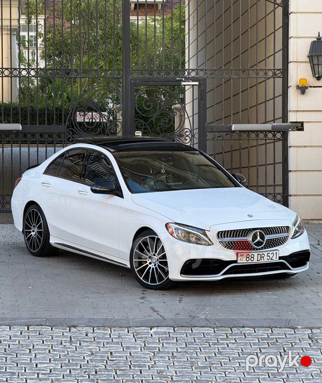 Mercedes C 300, 2.0 L, 2017 il, 104 000 km — Avtomobillər, Bakı (3)