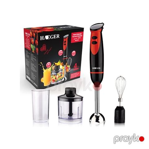 Heager HG-279 4-ü-1-də Blender Dəsti – Çoxfunksiyalı Mətbəx Köməkçisi — Bakı