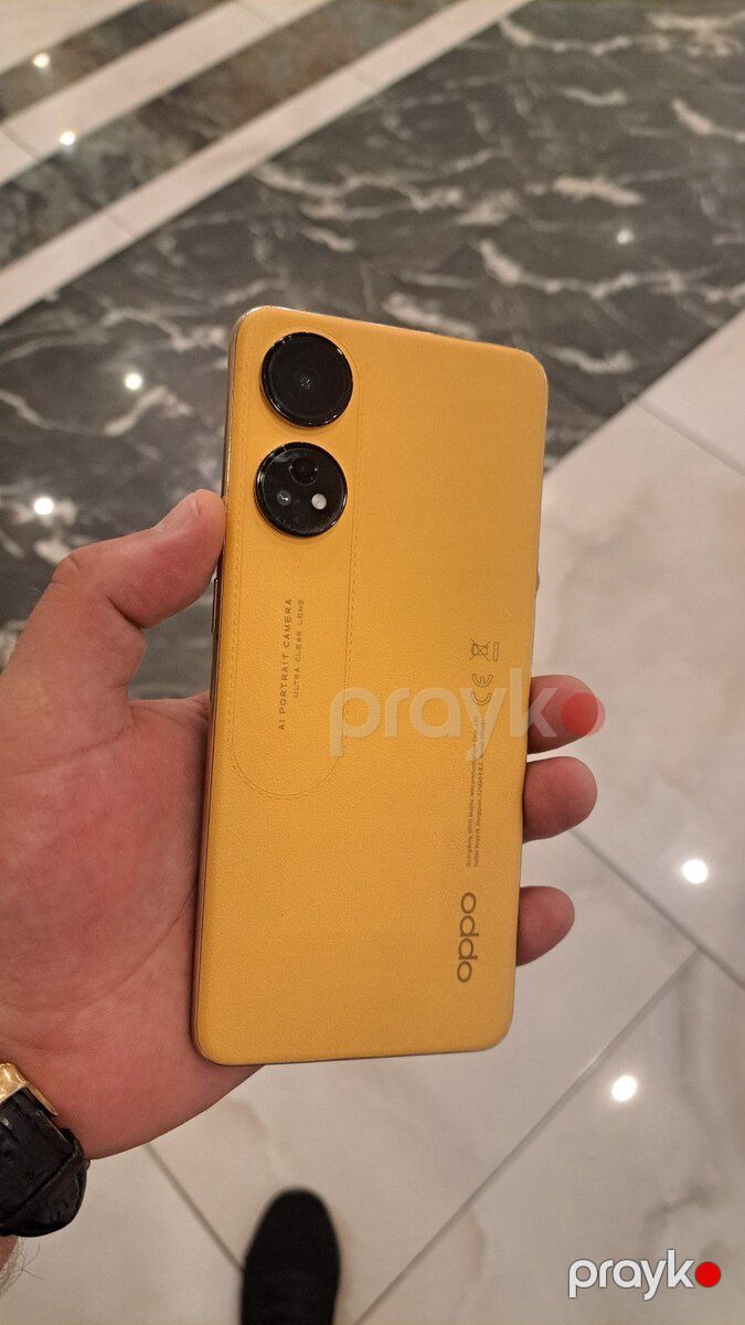 Oppo Reno 8 T Orange Sunset 128GB/8GB — Smartfonlar, Bakı (2)