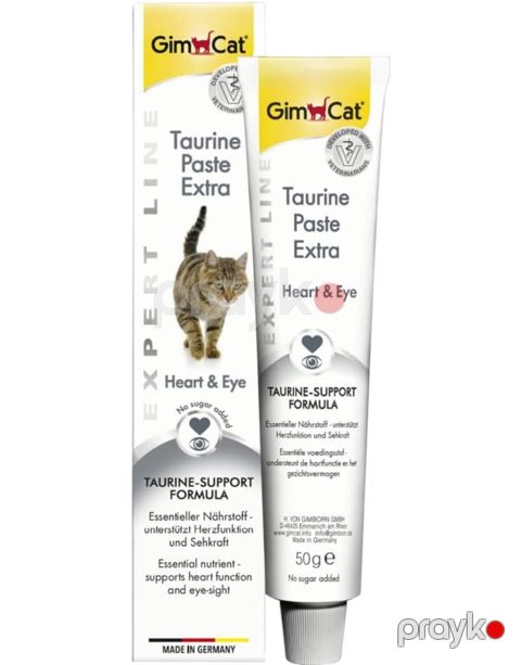 Vitaminli pasta GimCat Expert LineTaurine Paste Extra, pişiklər üçün, taurin ilə, 50 q — Bakı