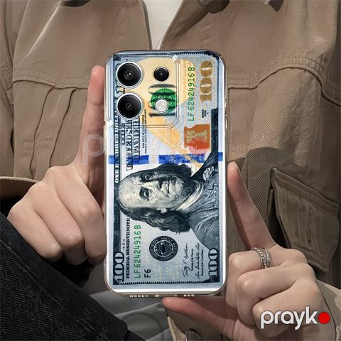 Dollar Əskinas Dizaynlı Telefon Qabı — Xaçmaz