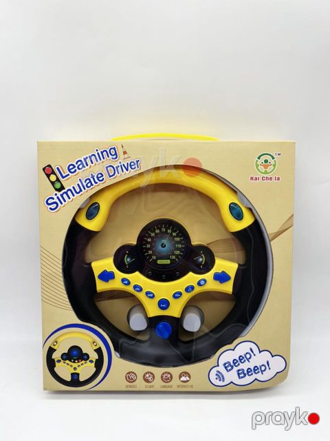 İnteraktiv oyuncaq Learning Simulate Driver, plastik, qara/sarı — Bakı