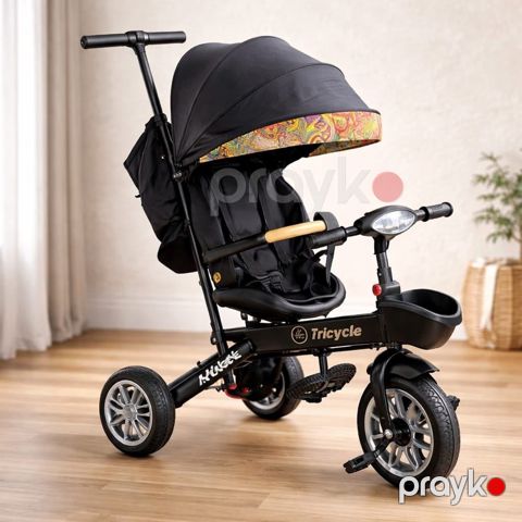 Uşaq üçün üçtəkərli velosiped Vpkid LuxRide VPBaby qara — Bakı