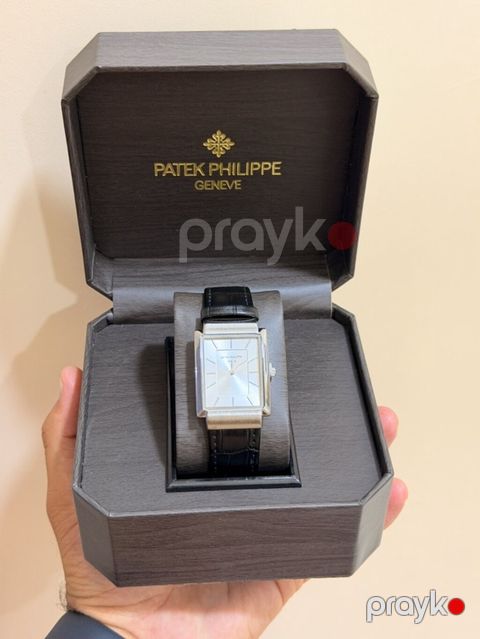 Patek Philippe kvadrat formalı qol saatı - Brend: Patek Philippe — Gəncə