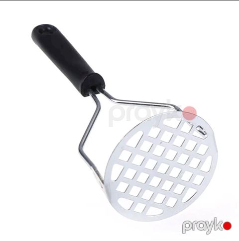 Kartof əzən HMSD_k481 metal, plastik tutacaq, qara, 23 sm — Bakı
