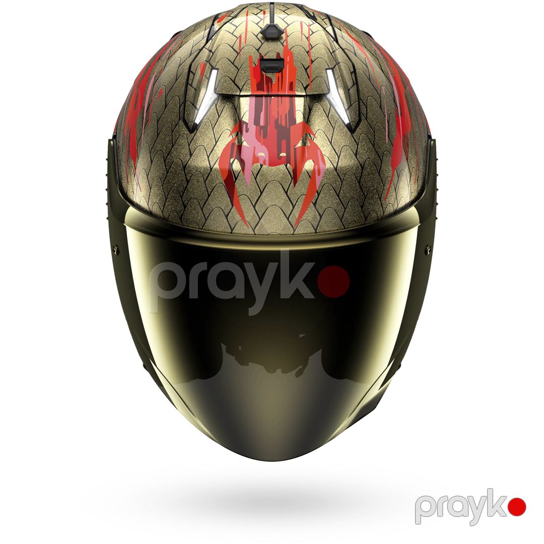 Motosikl dəbilqəsi Shark Skwal i3 Jet Venum + Визор XL (HE3520EKRQ) — Mallar, Bakı (2)
