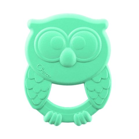 Diş çıxaran Chicco Owly Teether ECO+, plastik, yaşıl, 8.5x1x9 sm — Bakı