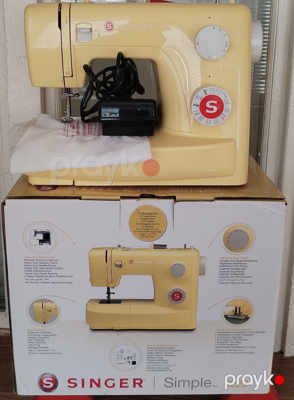 Məhsul: Singer Simple 3223 tikiş maşını - Brend/model: Singer Simple — Tikiş və işəmə maşınları, Masazır (4)