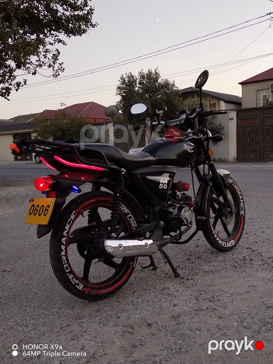 Tufan M50, 2024 il — Motosiklet və mopedlər, Bakı (5)